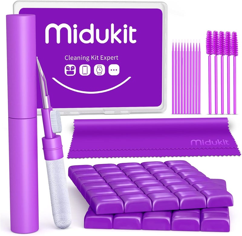 Midukit Cleaner Kit for Airpod, Earbud Cleaning Putty, Cleaning Kit Compatible with Airpods iPhone, fits Earbud Phone Ear Wax Dirt, Cleaning with Putty, Cleaning Pen, Microfiber Cleaning Cloth & Brushes - Image 1